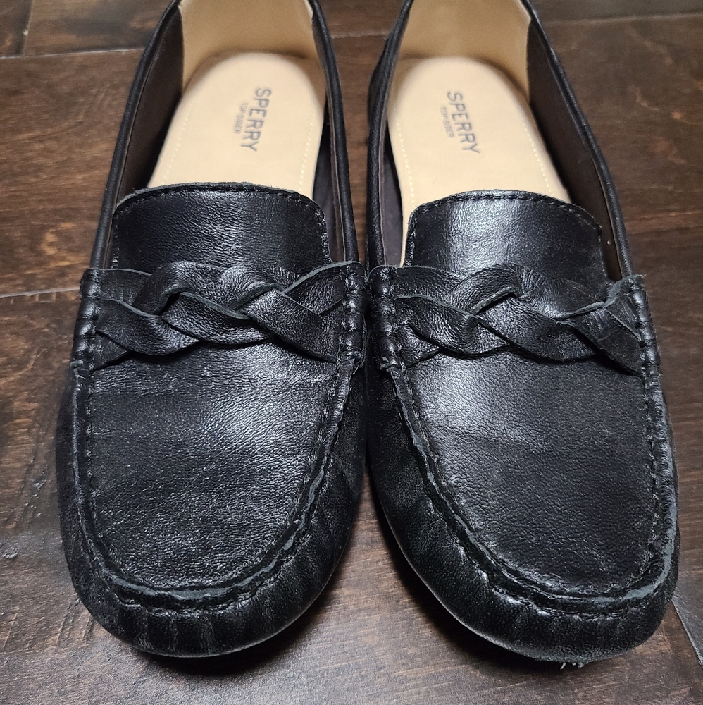 Sperry Black Loafers
